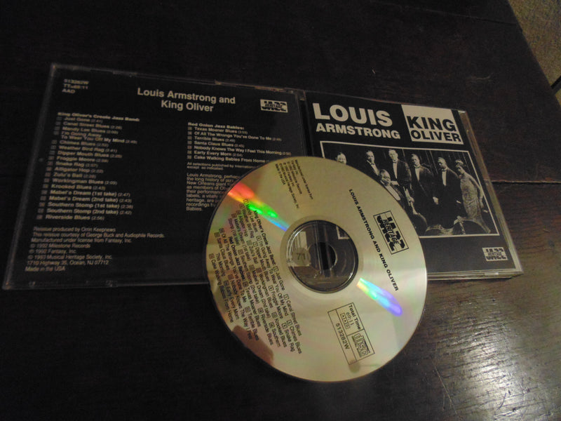 Louis Armstrong & King Oliver CD, 18 TRKS