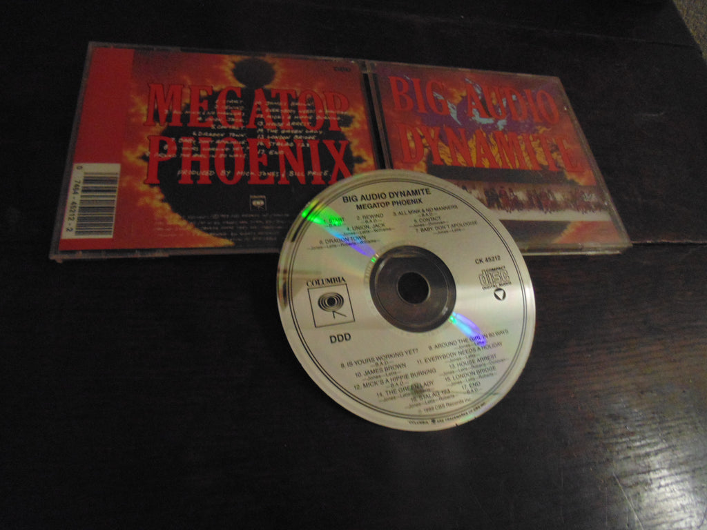 Big Audio Dynamite CD, Megatop Phoenix, Mick Jones, The Clash