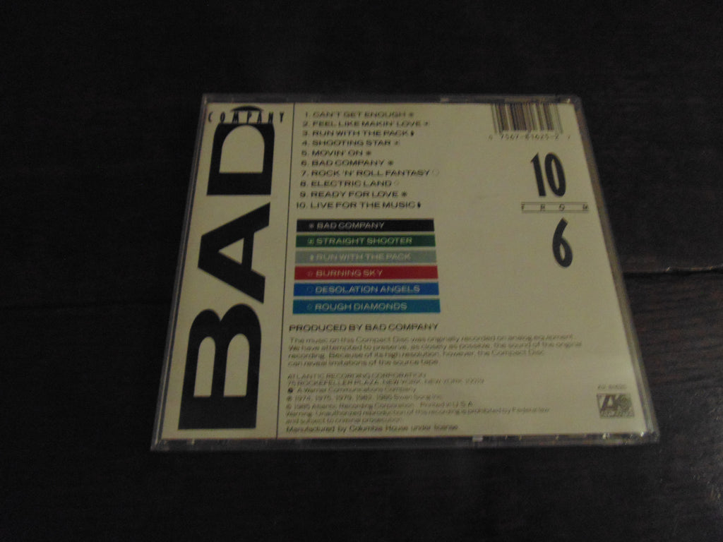 Bad Company CD, 10 from 6, Paul Rodgers