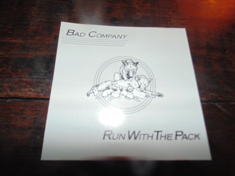 Bad Company CD, Run with the Pack, Swan Song