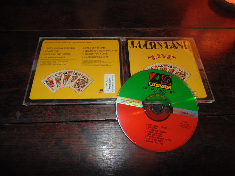 J. Geils Band CD, Live, Full House, BMG