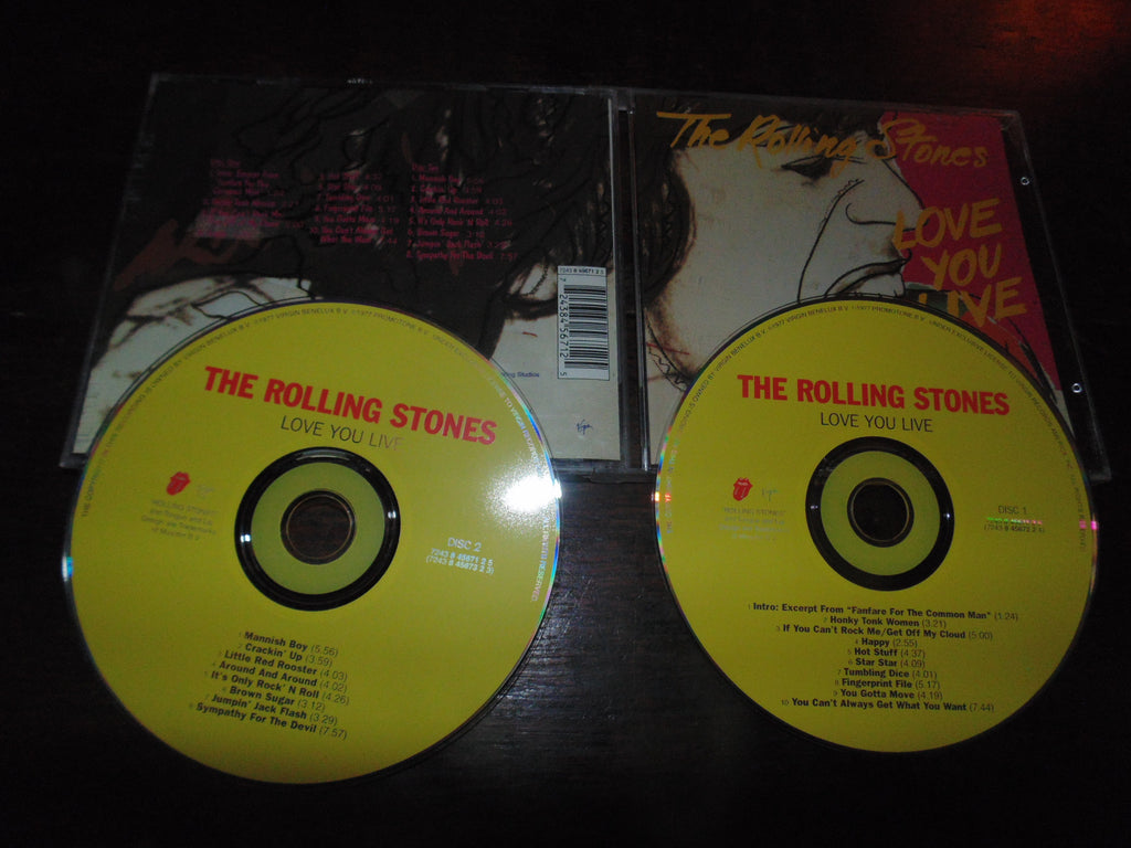The Rolling Stones CD, 2 CD, Love You Live, Virgin Records