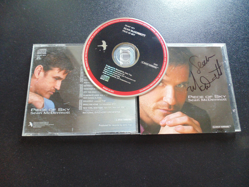 Sean McDermott CD, Piece of the Sky, Surround, Autographed, Fibits: CD, LP & Cassette Store