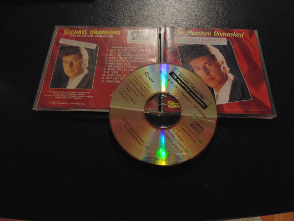 Michael Crawford CD, The Phantom Unmasked, London Symphony, Fibits: CD, LP & Cassette Store