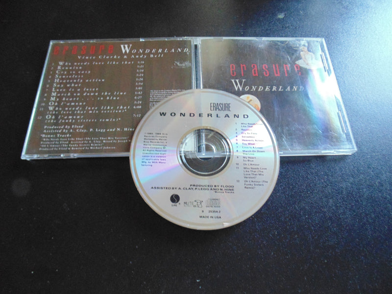 Erasure CD, Wonderland, Fibits: CD, LP & Cassette Store