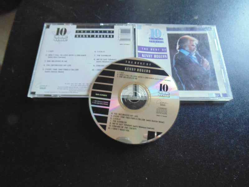 Kenny Rogers CD, 10 Best Series, Greatest, Fibits: CD, LP & Cassette Store