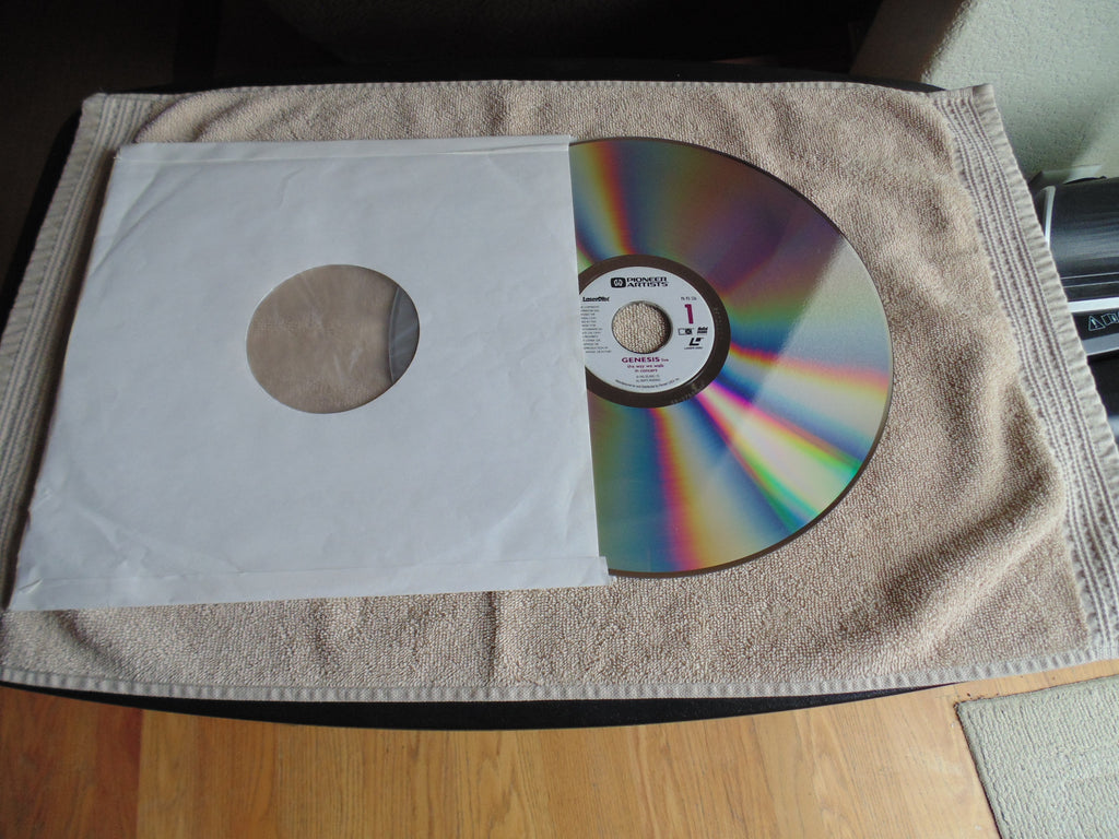 Genesis LaserDisc, Live The Way We Walk, Fibits: DVD, LaserDisc, BluRay, CD, LP & Cassette Store