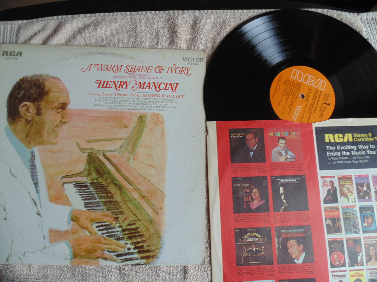 Henry Mancini LP, A Warm Shade of Ivory, Romeo & Juliet, Fibits: LP, CD, Video & Cassette Store