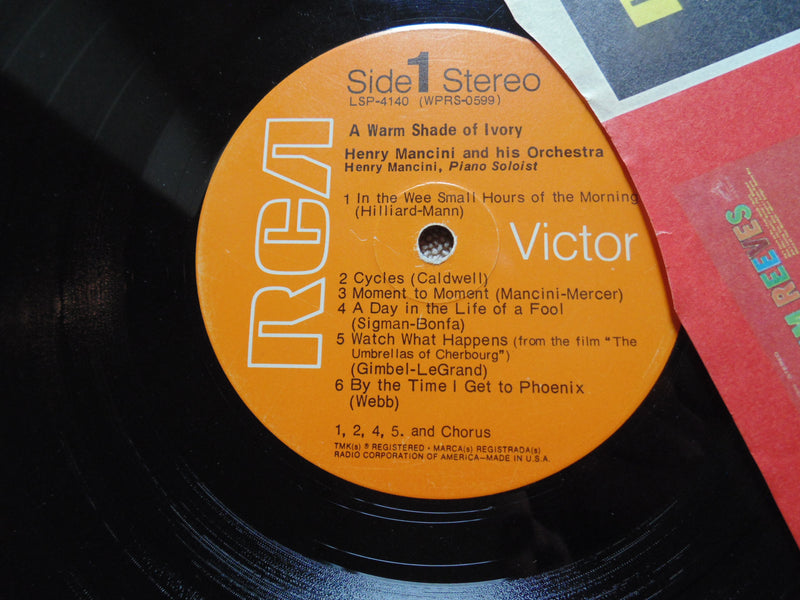 Henry Mancini LP, A Warm Shade of Ivory, Romeo & Juliet, Fibits: LP, CD, Video & Cassette Store