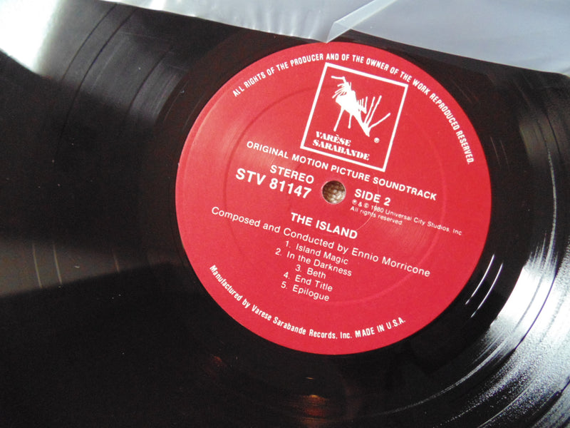 The Island LP, Soundtrack, Ennio Morricone, STV 81147, Fibits: LP, CD, Video & Cassette Store