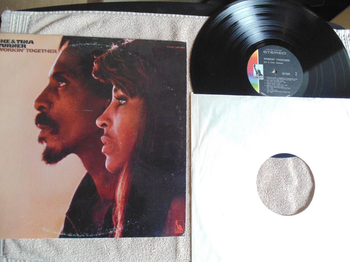 Ike & Tina Turner LP, Workin' Together, Liberty LST-7650, Fibits: LP, CD, Video & Cassette Store