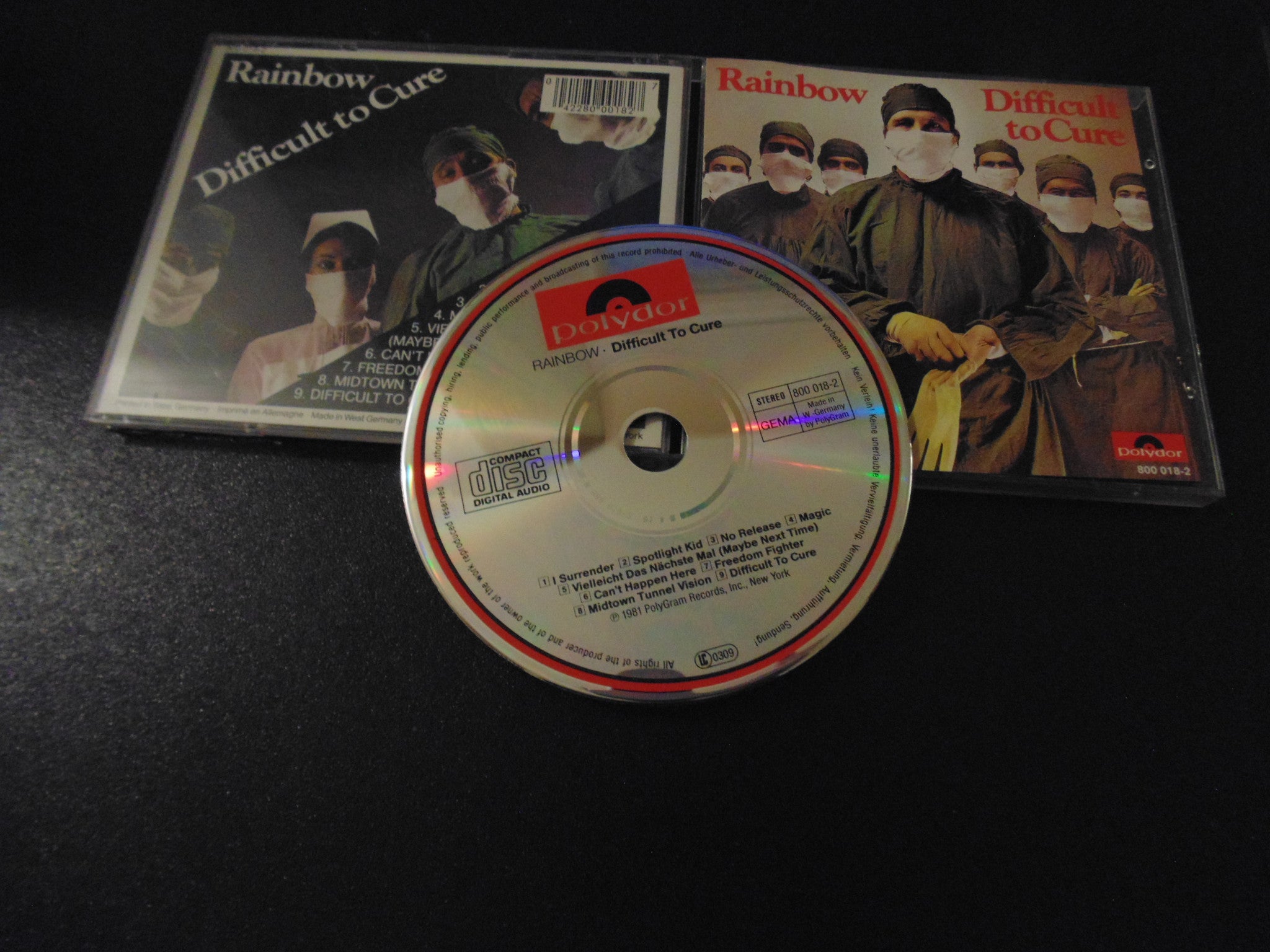 レインボー / Ritchie Serenades Germany 10CD Ritchie Blackmore's Rainbow S/T CD West Germany Hanover NM