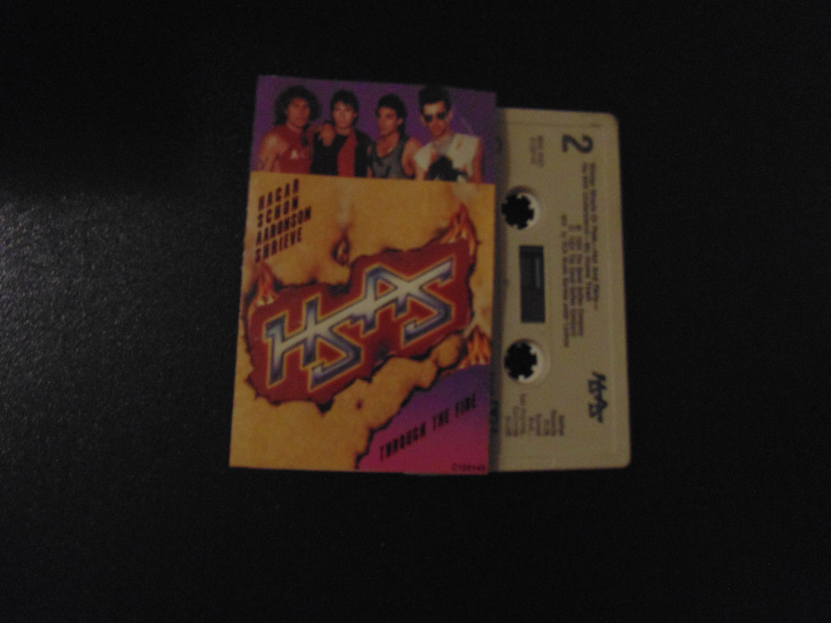 HSAS, Cassette, Through the Fire, Hagar, Schon, Van Halen, Journey, Chickenfoot