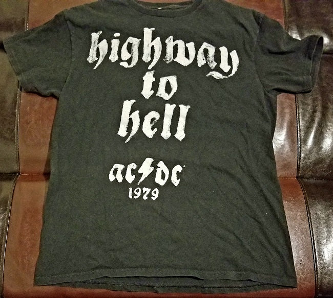 AC/DC 'Highway to Hell' T-Shirt Men's Medium