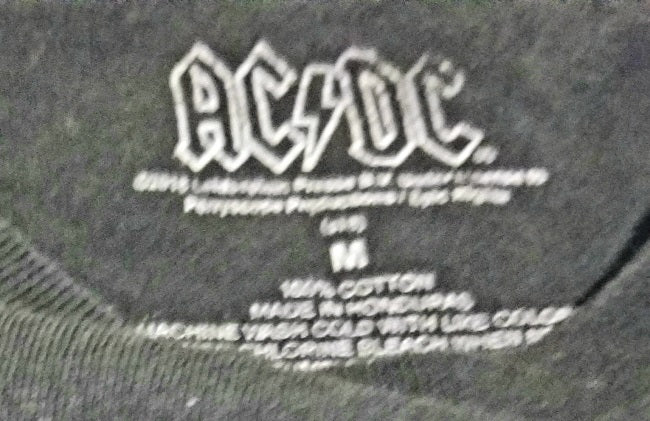 AC/DC 'Highway to Hell' T-Shirt Men's Medium