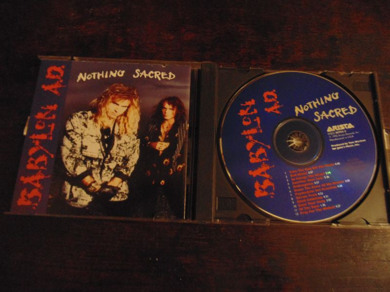 Babylon A.D. - CD - Nothing Sacred, BMG Pressing, 1992, AD
