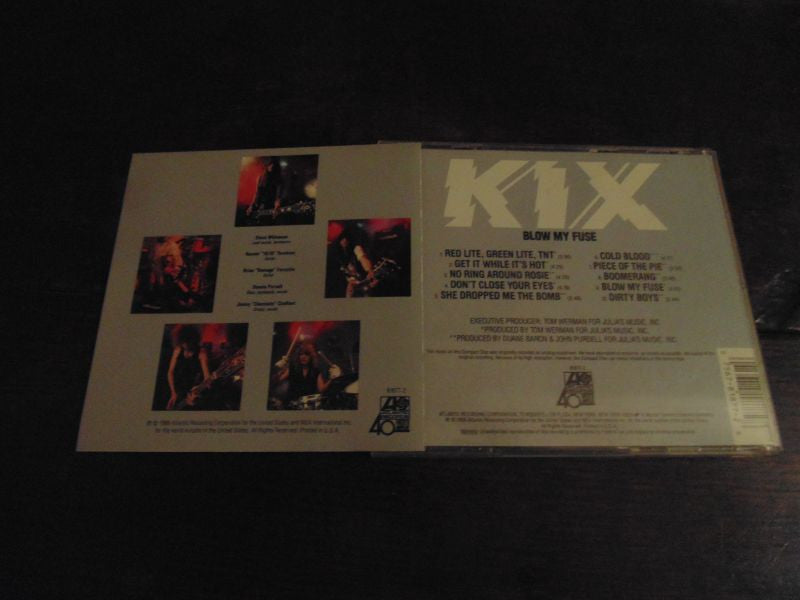 Kix, CD, Blow My Fuse, 1988 Atlantic, Don't Close Your Eyes