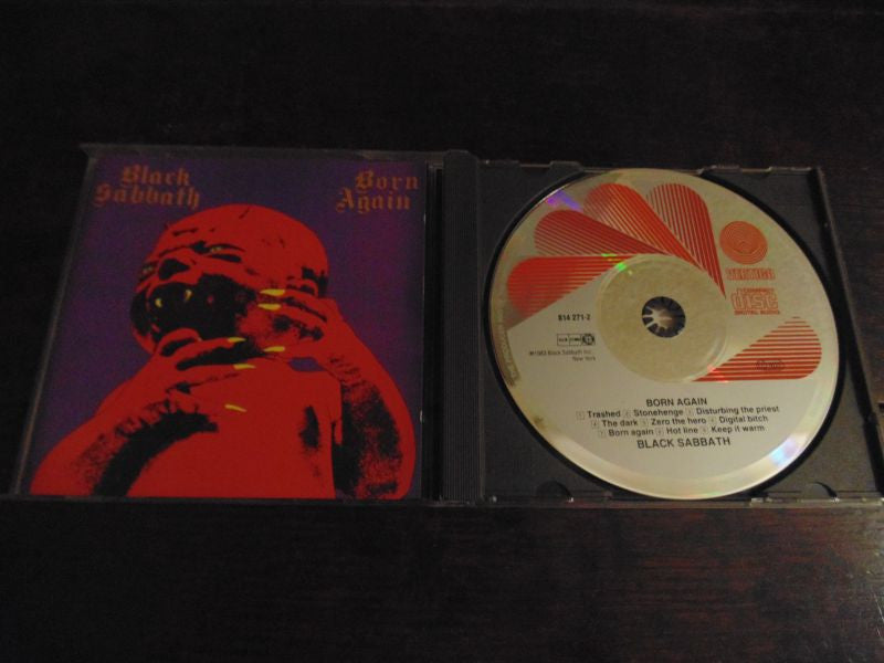 Black Sabbath CD, Born Again, Original Pressing, Deep Purple, Ian Gillan, Import, Vertigo