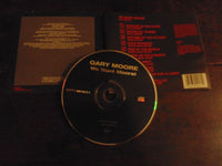 Gary Moore CD, We Want Moore, Live in Concert, Thin Lizzy, Virgin Records