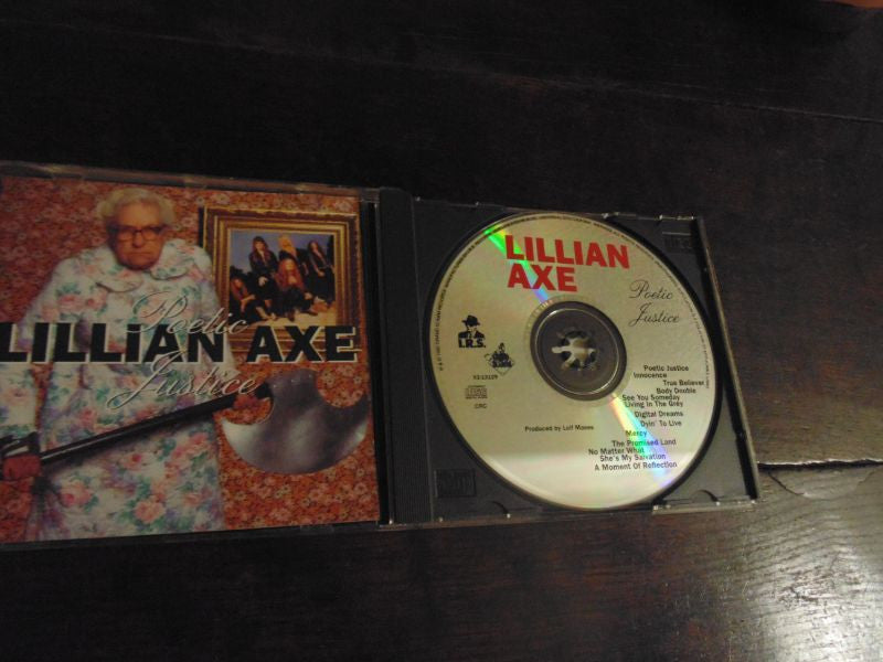 Lillian Axe CD, Poetic Justice, 1992 Grand Slam Records, MINT, No promo hole