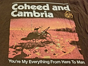 Coheed and Cambria 'You're My Everything From Here To Mars' T-Shirt Men's Large