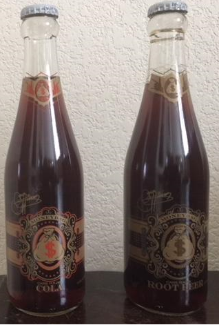 5 Bottles - Gene Simmons & KISS Cola Set - Root Beer, Cola, Cherry Kola