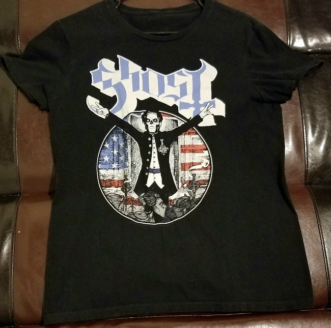 Ghost Papa Emeritus III Nixon Parody T-Shirt Men's Medium