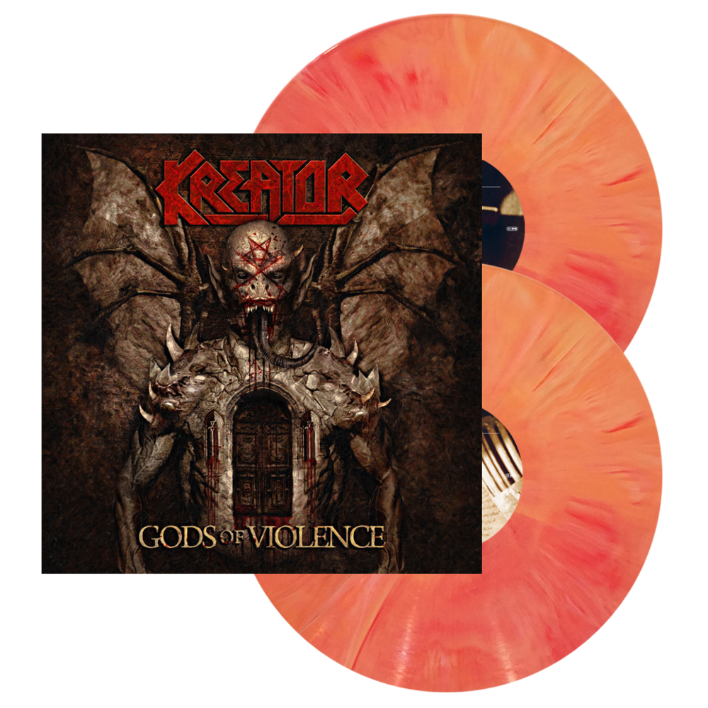 Kreator LP, Gods of Violence, NEW, (Sherbert DLP), 2 LP