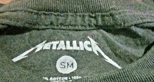 Metallica Ride the Lightning T-Shirt Men's Small
