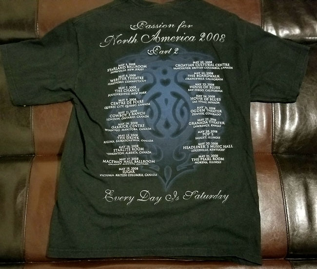 Nightwish Official Tour T-Shirt 2008 Men's Medium