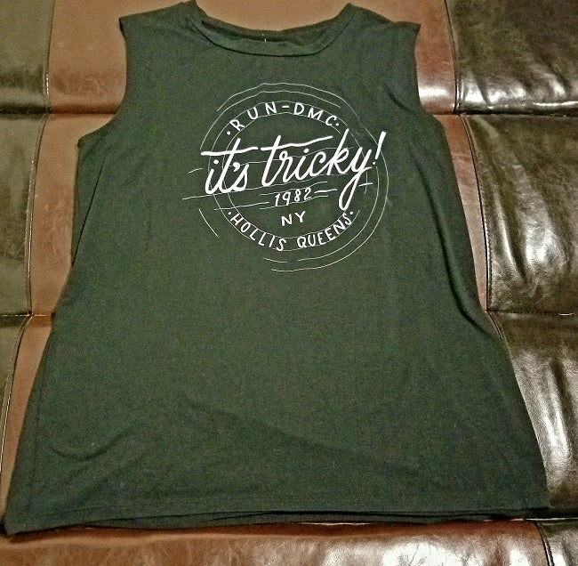 Run DMC 'It's Tricky' T-Shirt Men's XXL Tanktop - 2XL