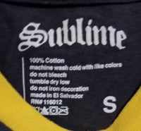 Sublime Long Beach T-Shirt Raglan Striped Sleeve Men's Small (SM) RARE