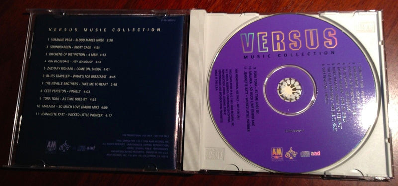 Versus Music Collection CD, Various, Soundgarden, Tora Tora, Blues Traveler, Vega, Gin Blossoms